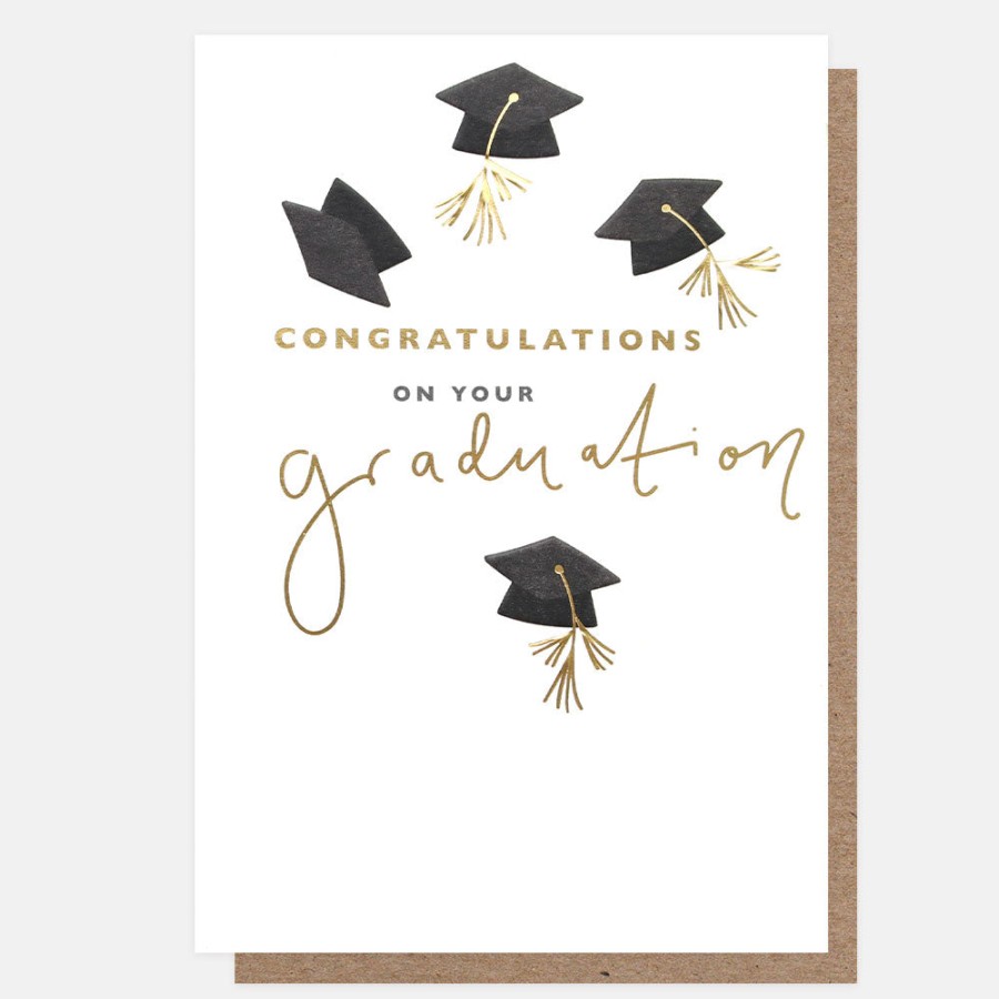 Clearance Caroline Gardner Hats Congratulations Graduation Card