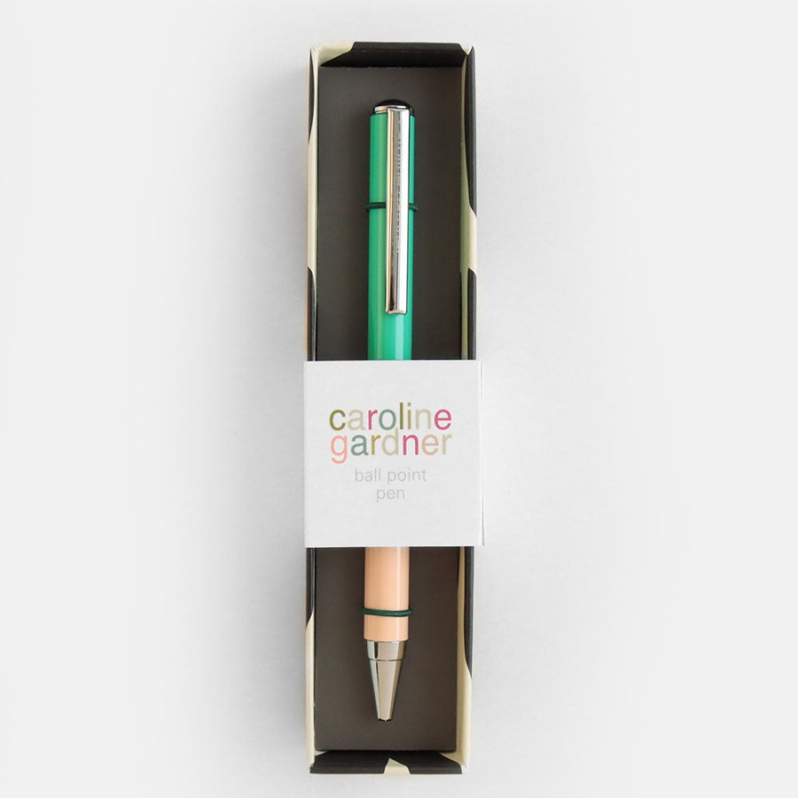 Wholesale Caroline Gardner Jade/Nude Colourblock Boxed Pen