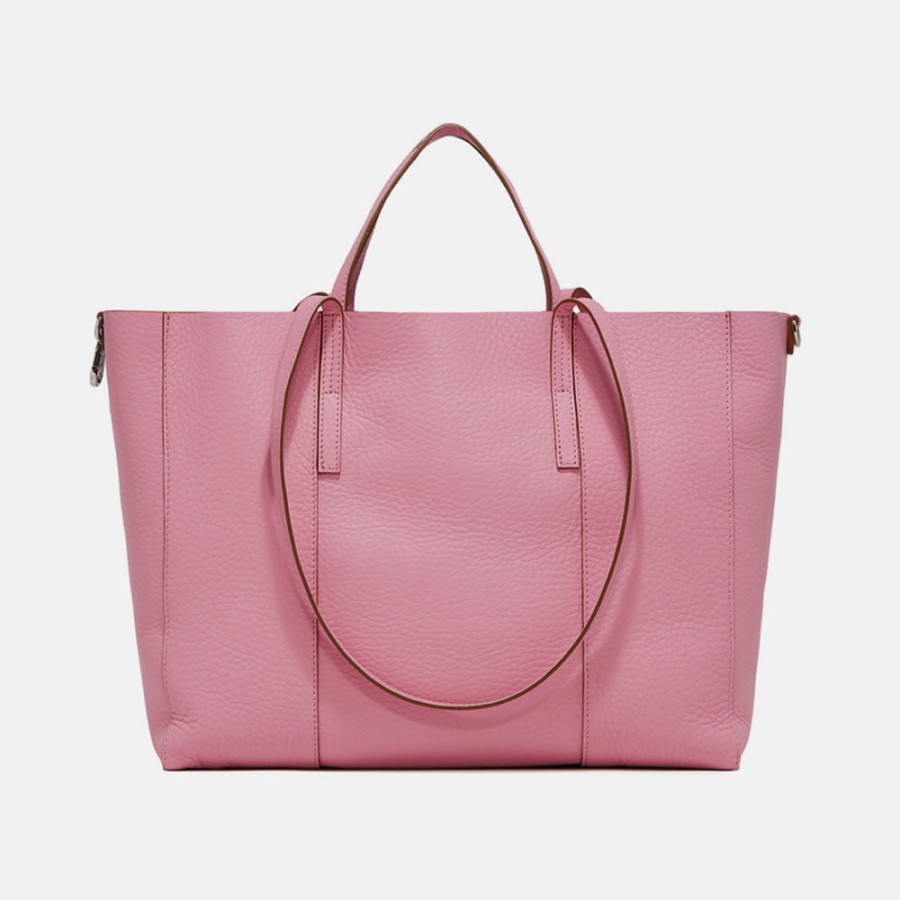 Best GIANNI Pink Leather Superlight Tote Bag