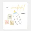 Wholesale Caroline Gardner Bottle New Baby Card