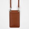 Online Caroline Gardner Tan Leather Phone Pouch