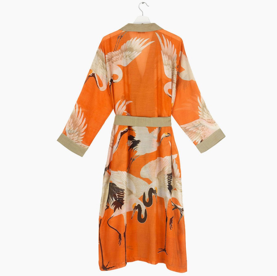 Clearance ONE HUNDRED STARS Orange Stork Lightweight Dressing Gown