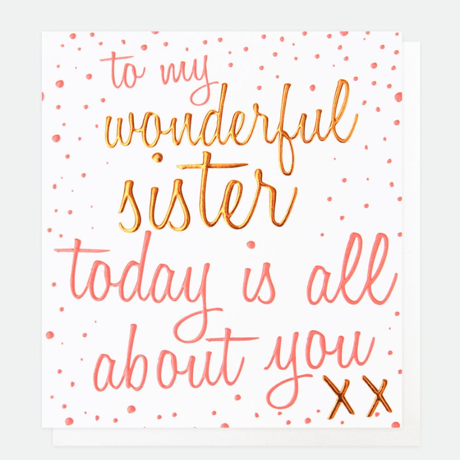 Best Caroline Gardner Neon Birthday Card For Sister