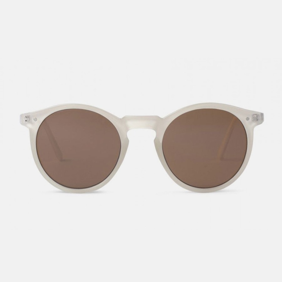 Best CHARLY THERAPY Charles Round Sunglasses White