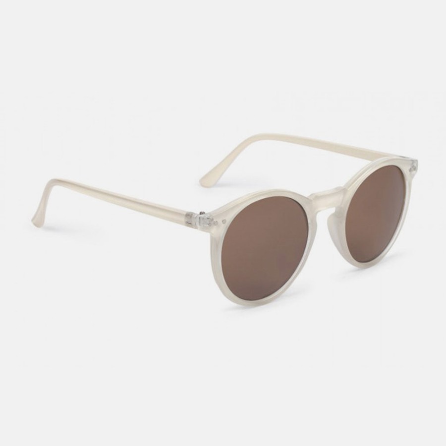 Best CHARLY THERAPY Charles Round Sunglasses White