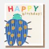 Hot CAROLINE GARDNER Happy Birthday Beetle Birthday Card