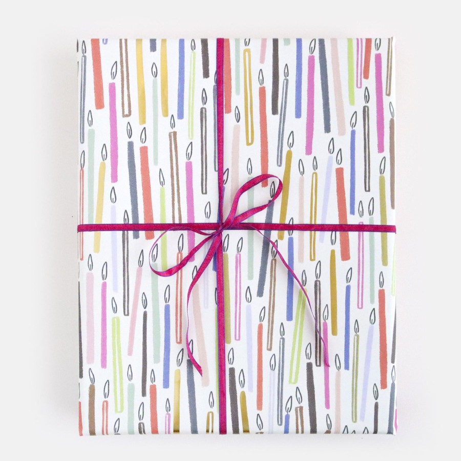 Hot Caroline Gardner Lovely Multi Candles Wrapping Paper