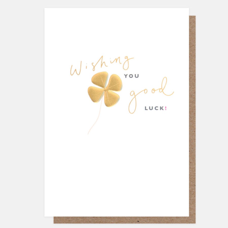 Wholesale Caroline Gardner Four Leaf Clover Good Luck Card