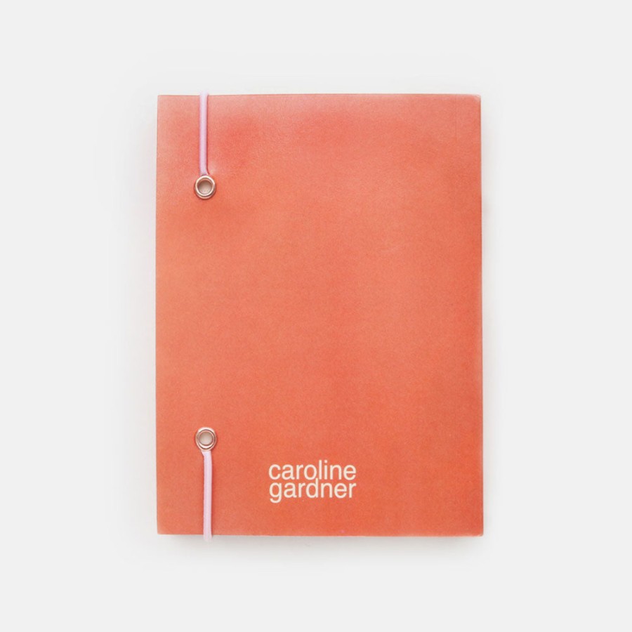 Hot CAROLINE GARDNER Orange Small Chunky Soft Cover Notebook