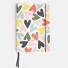 Best CAROLINE GARDNER Multi Hearts A5 Soft Cover Notebook