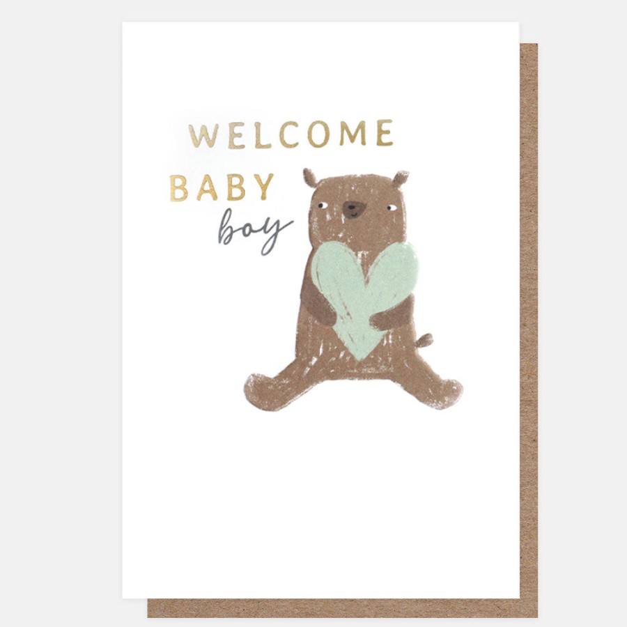 Wholesale CAROLINE GARDNER Welcome New Baby Boy Card