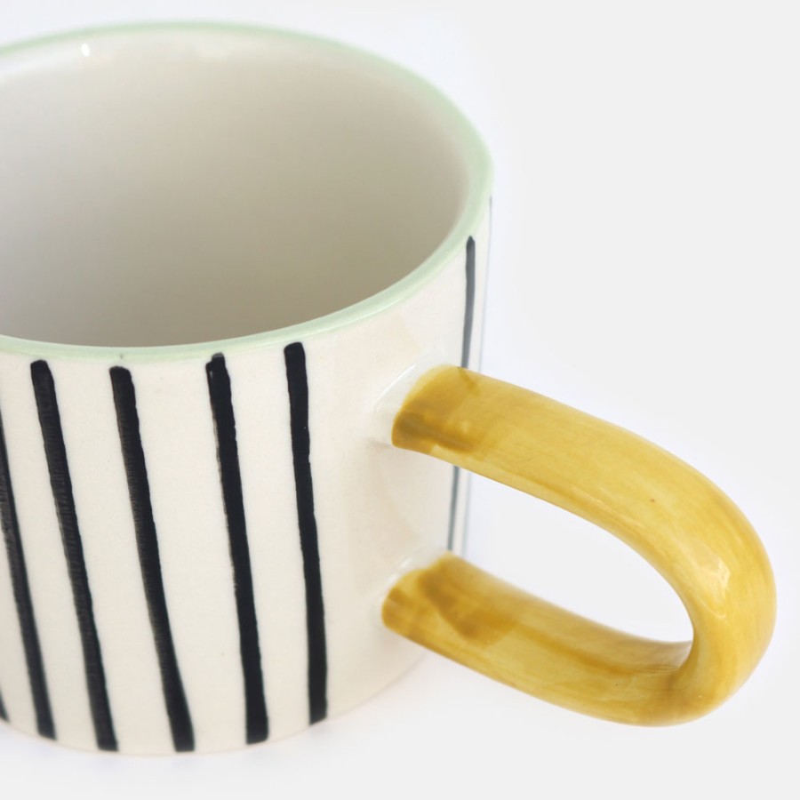 Hot CAROLINE GARDNER Mono Stripe Mug