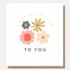 Clearance Caroline Gardner Flowers For You Birthday Card