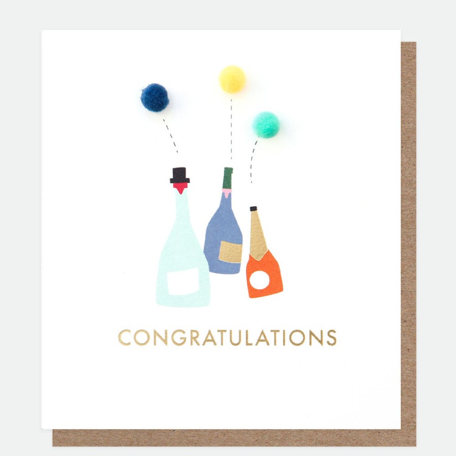 Hot Caroline Gardner Mini Poms Bottles Congratulations Card