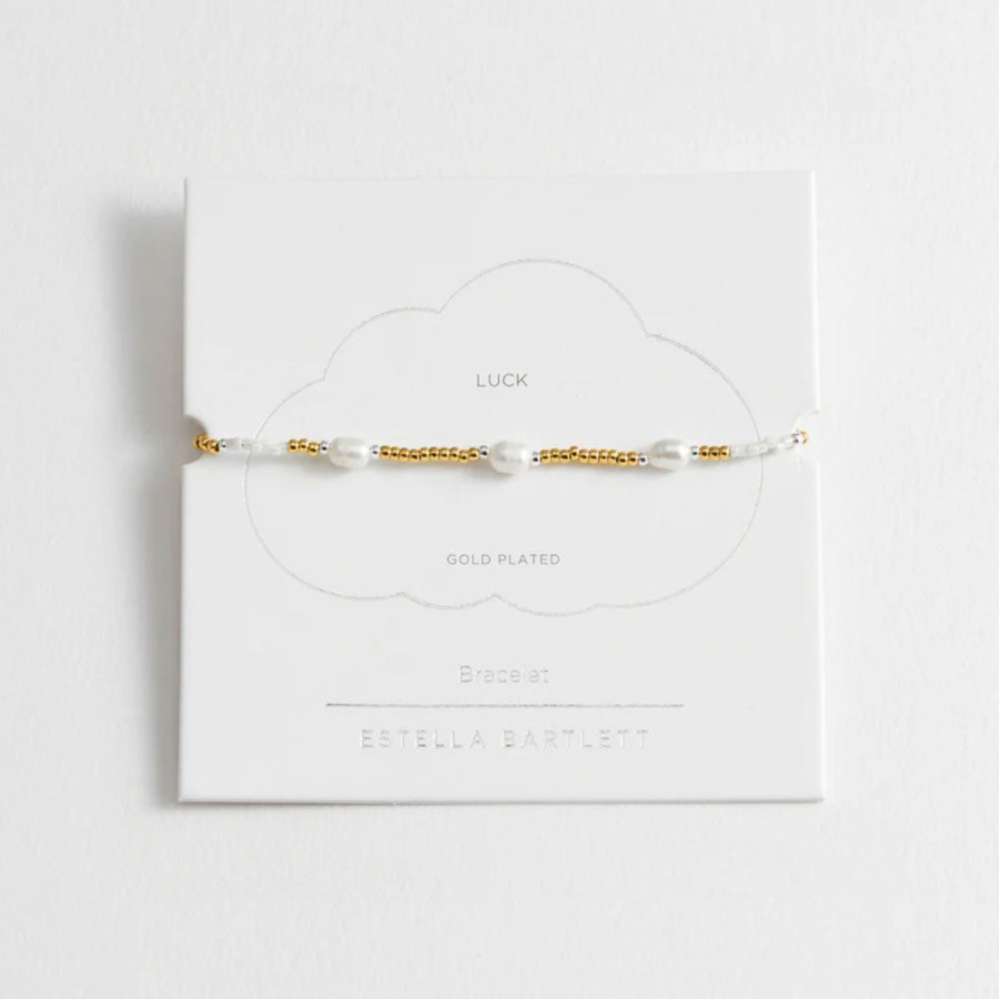 Best ESTELLA BARTLETT Pearl/Gold Plated Amelia Bracelet