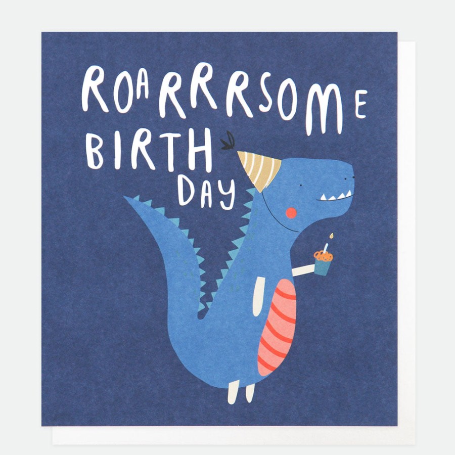 Clearance Caroline Gardner Party Dinosaur Roarsome Birthday Card