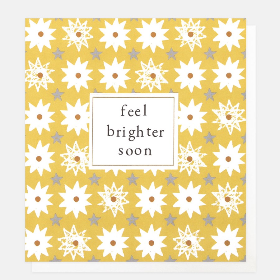 Clearance CAROLINE GARDNER Star Stamped Get Well Soon Card