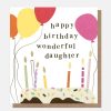 Wholesale CAROLINE GARDNER Cake Birthday Card For Daughter