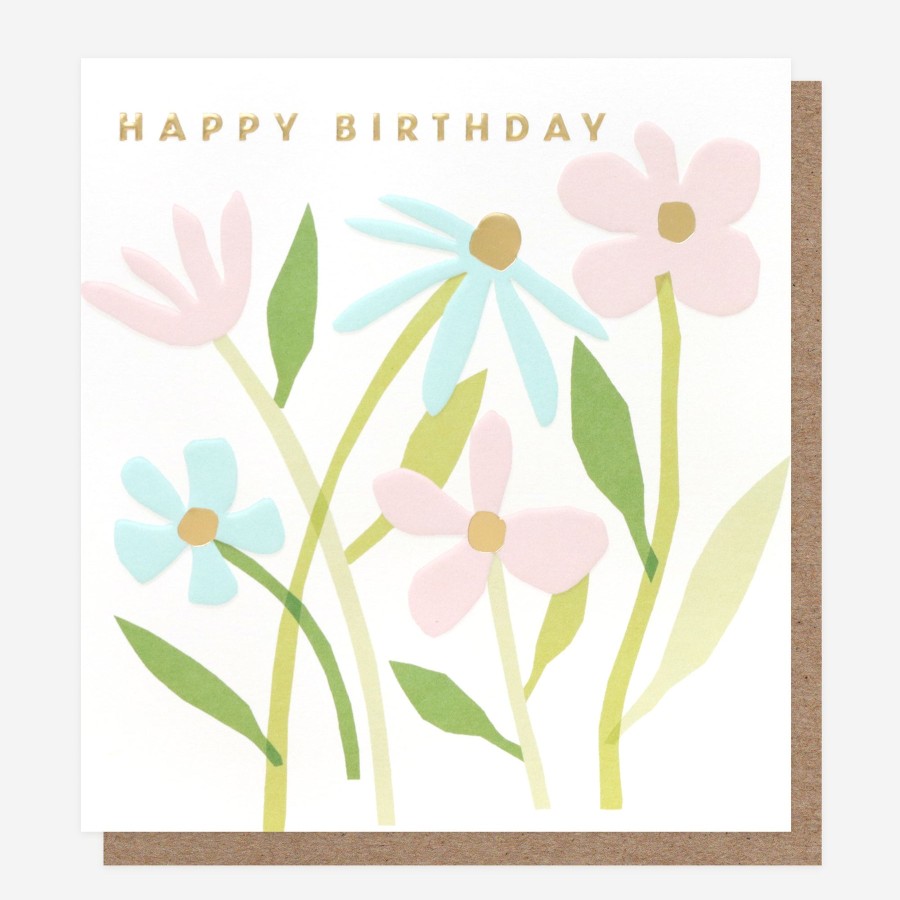 Hot Caroline Gardner Flowers Birthday Card