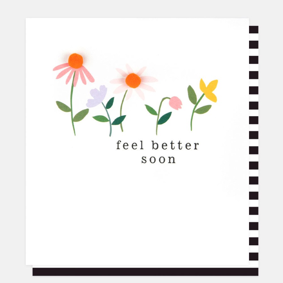 Hot CAROLINE GARDNER Pom Pom Flowers Get Well Soon Card