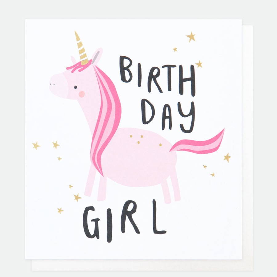 New Caroline Gardner Party Unicorn Birthday Card