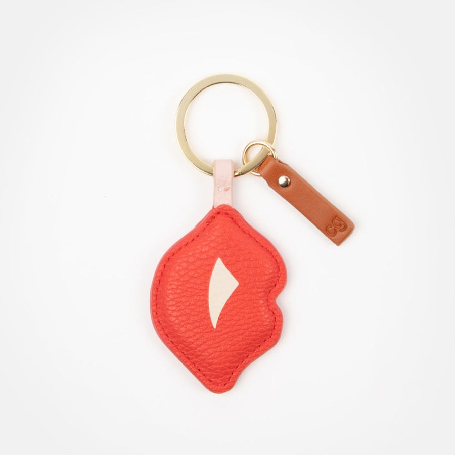 Clearance CAROLINE GARDNER Red Lips Keyring