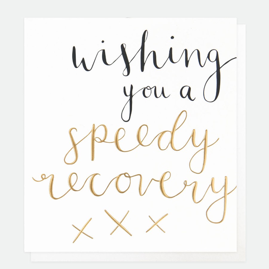 Wholesale Caroline Gardner Calligraphy Speedy Get Well Soon Card