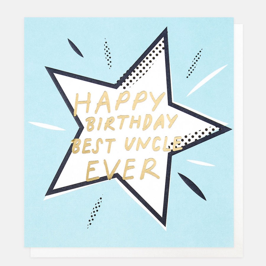 New Caroline Gardner Star Birthday Card For Uncle