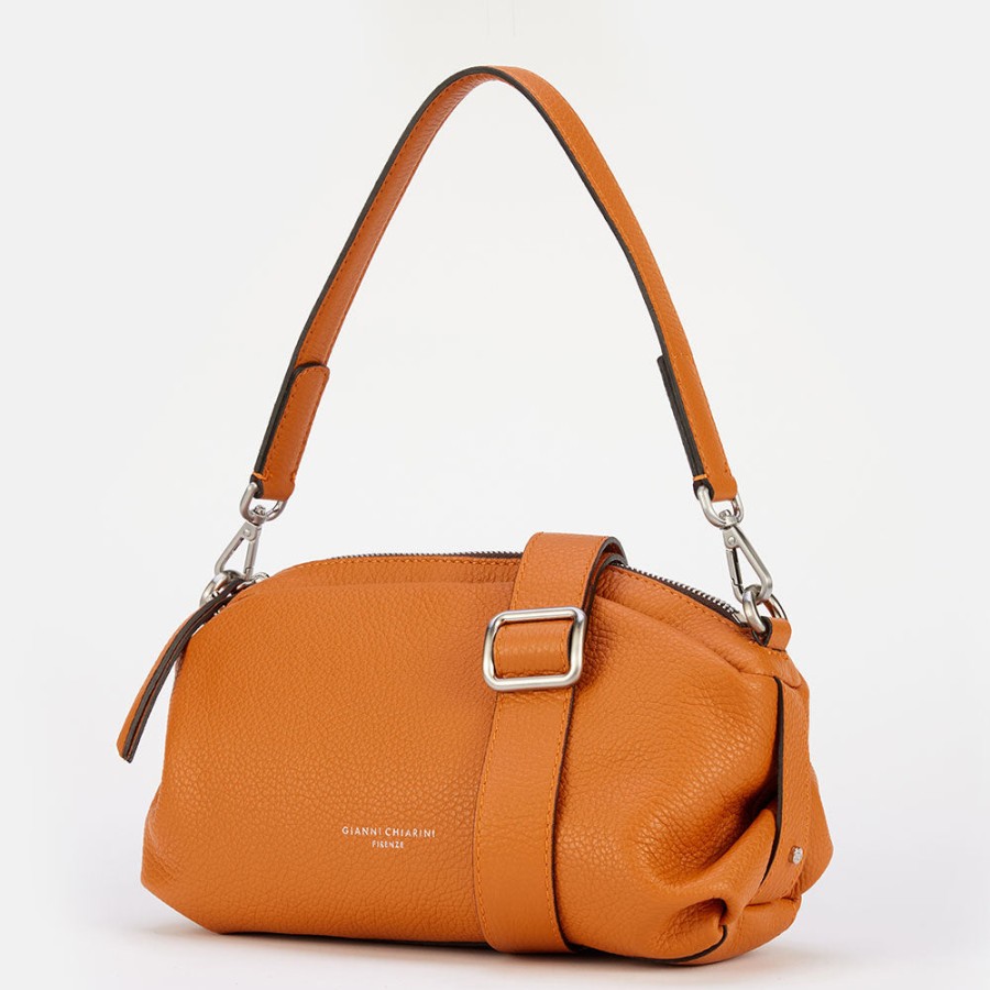 Best GIANNI Orange Leather Becka Bag