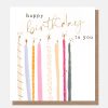 Best CAROLINE GARDNER Colourful Candles Happy Birthday Card