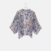 Clearance ONE HUNDRED STARS Cobalt Ikat Short Kimono