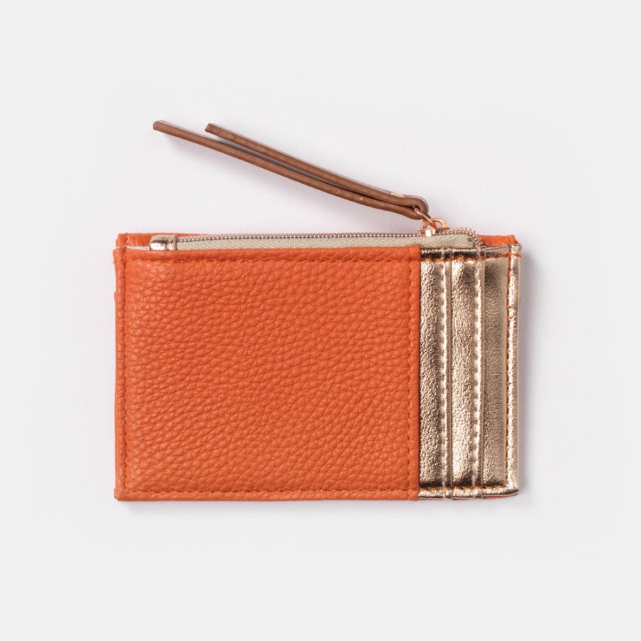 Best CAROLINE GARDNER Orange Cardholder Purse