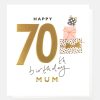 Online CAROLINE GARDNER Stack Of Presents 70Th Birthday Card For Mum