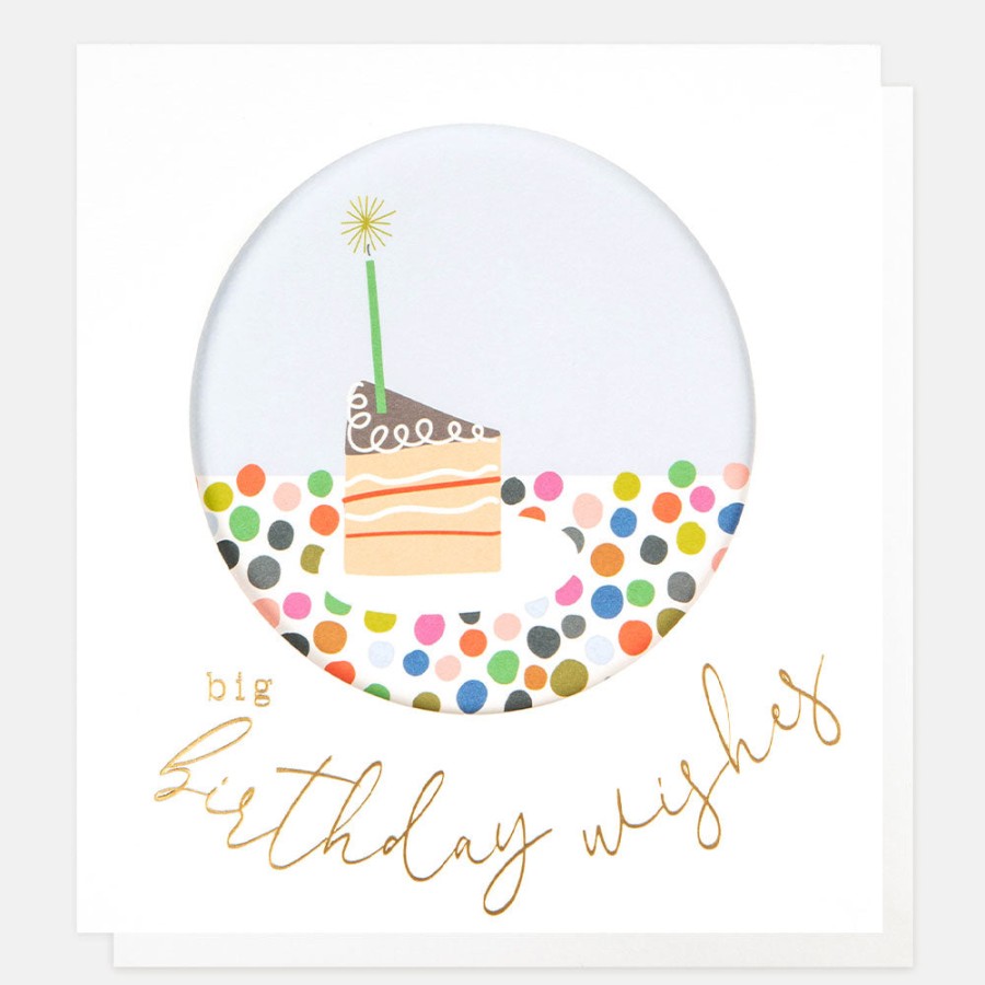 Clearance CAROLINE GARDNER Slice Of Cake Birthday Wishes Card