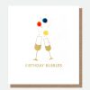 Wholesale Caroline Gardner Mini Poms Bubbles Birthday Card