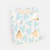 Online Caroline Gardner Baby Blue Hearts Medium Gift Bag