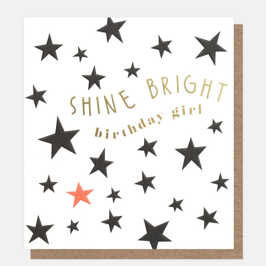 New Caroline Gardner Shine Bright Birthday Card