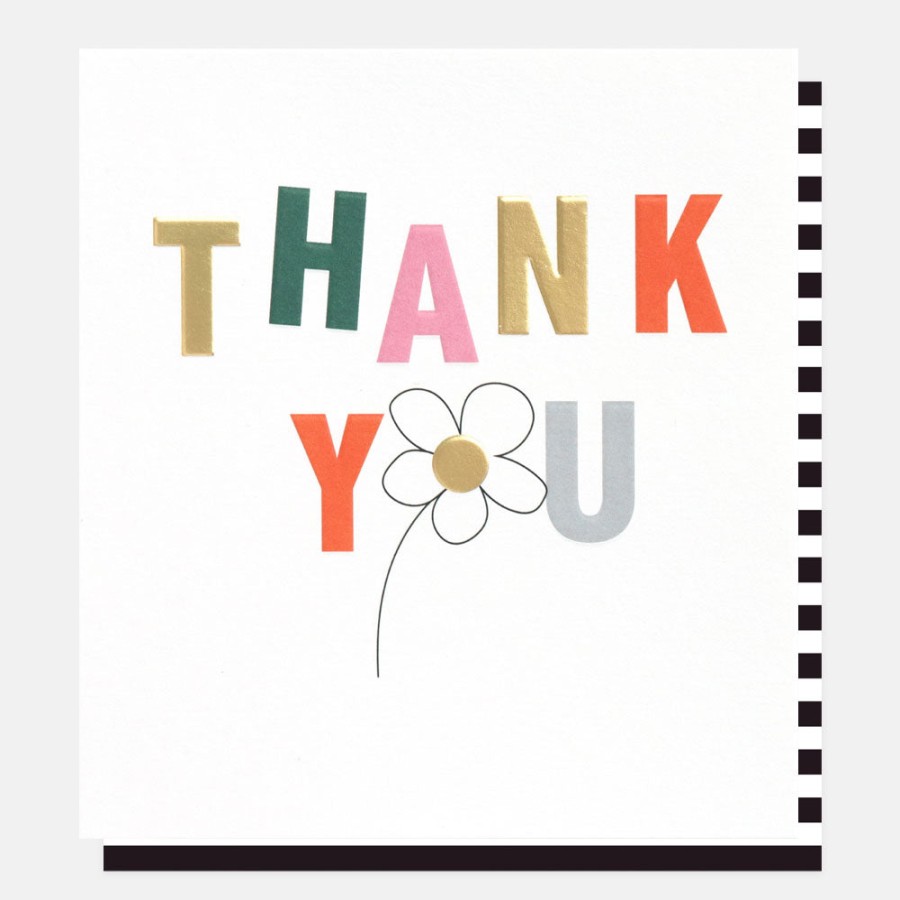 Wholesale CAROLINE GARDNER Thank You Flower Card