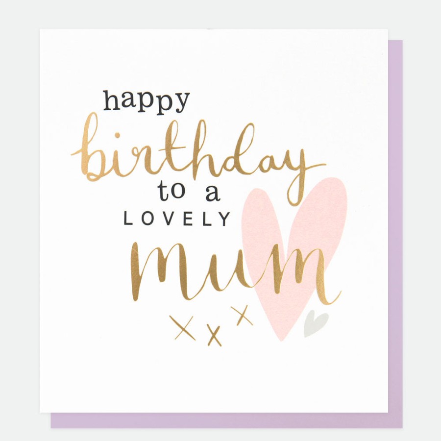 Hot Caroline Gardner Heart Birthday Card For Mum