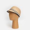 Clearance FERRUCCIO VECCHI Stripe Band Straw Riding Hat