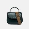 Clearance GIANNI Dark Green Leather Grace Bag