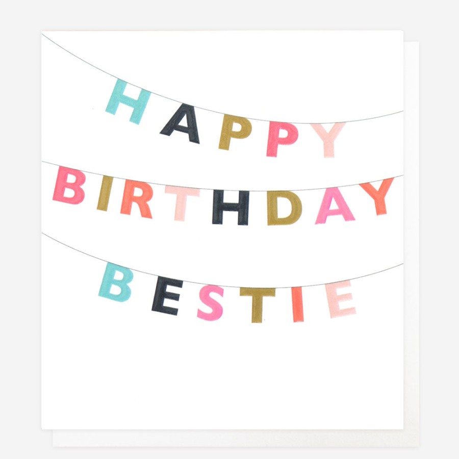 Online Caroline Gardner Bunting Happy Birthday Card For Friend