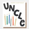 Best CAROLINE GARDNER Candles Birthday Card For Uncle