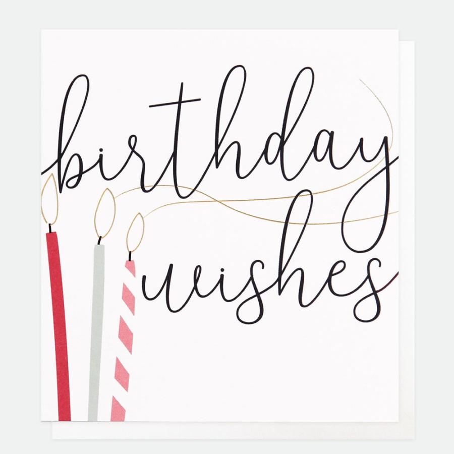 Hot Caroline Gardner Candles Birthday Card