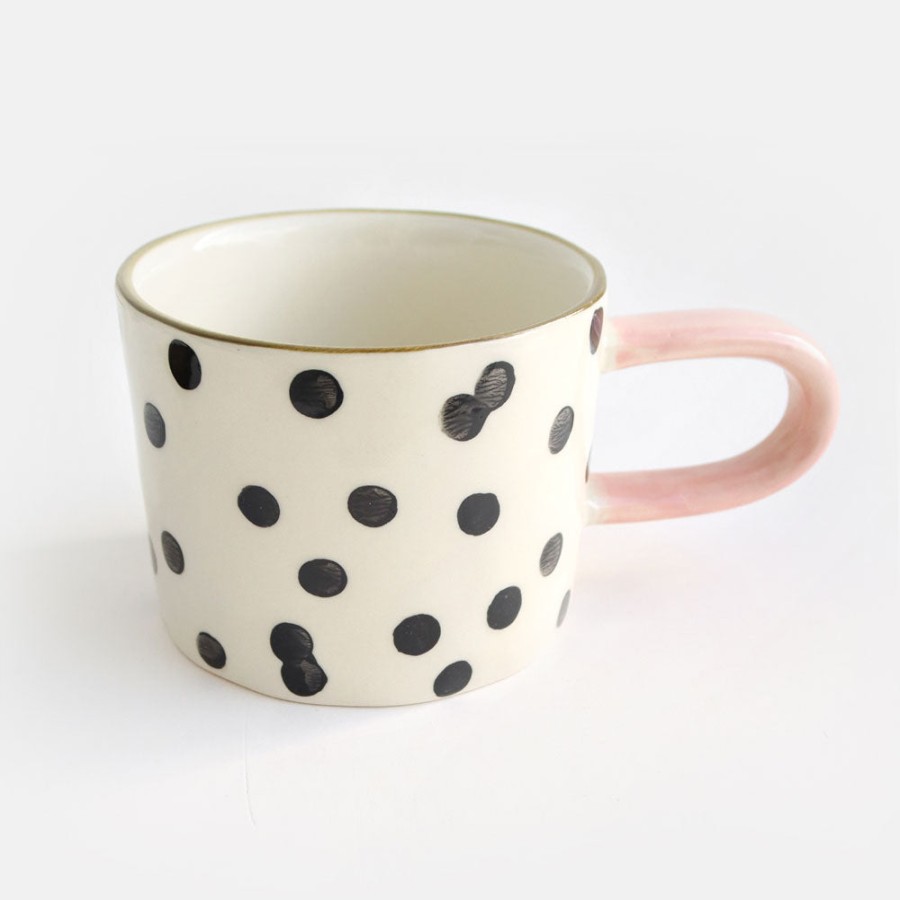 Wholesale CAROLINE GARDNER Mono Small Spots Mug