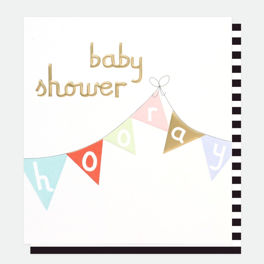 Online Caroline Gardner Bunting New Baby Card