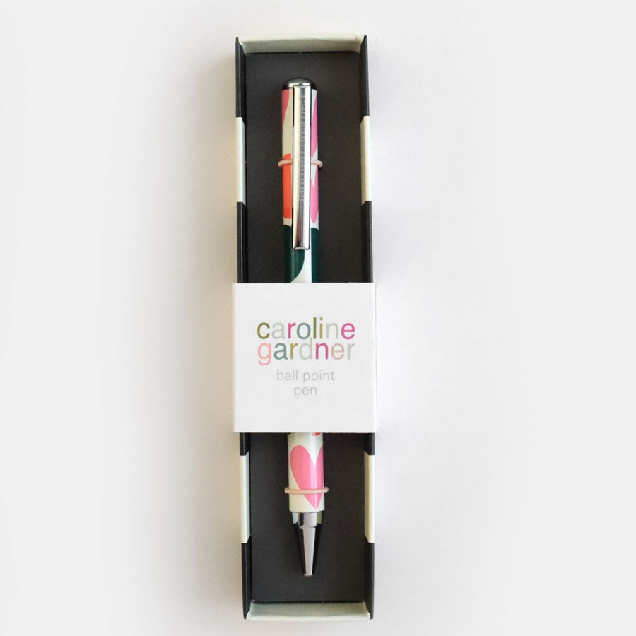 New Caroline Gardner Multi Geo Heart Boxed Pen