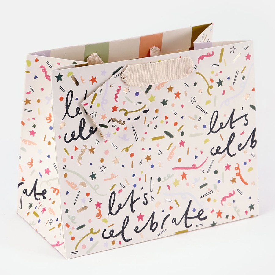 Wholesale Caroline Gardner Confetti Let'S Celebrate Landscape Gift Bag