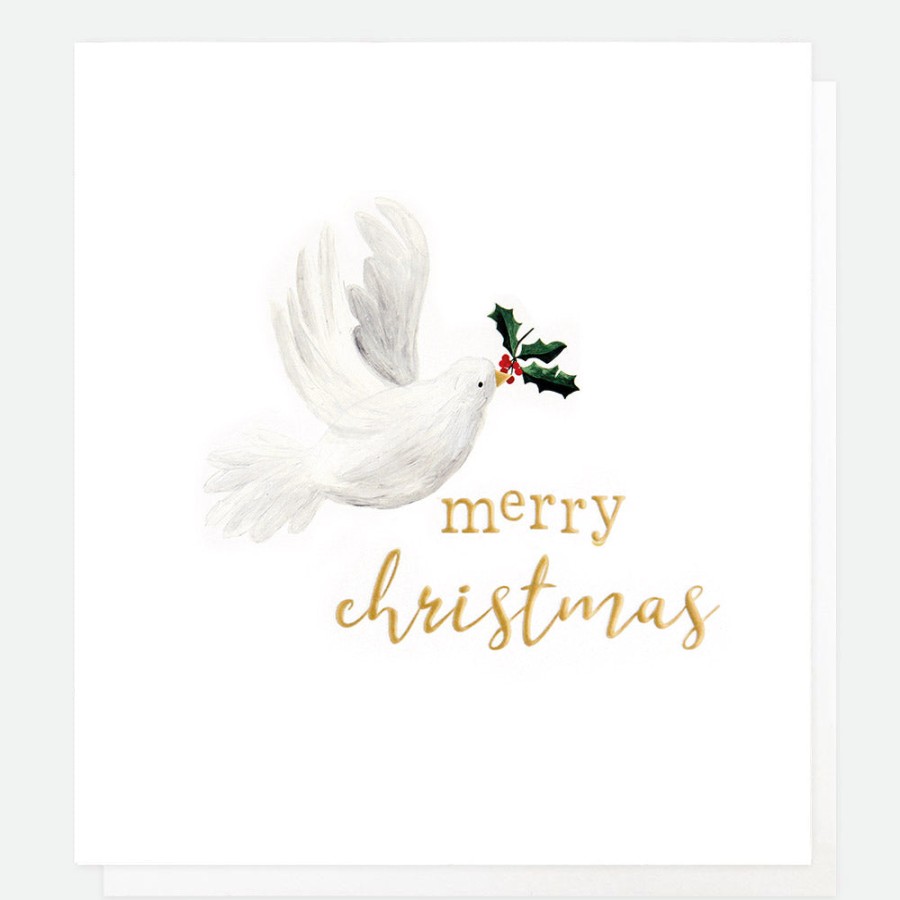 Hot Caroline Gardner Dove Personalised Christmas Cards