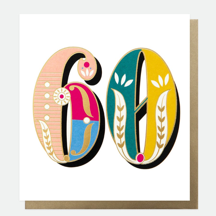 Clearance Caroline Gardner Carnival 60Th Birthday Card